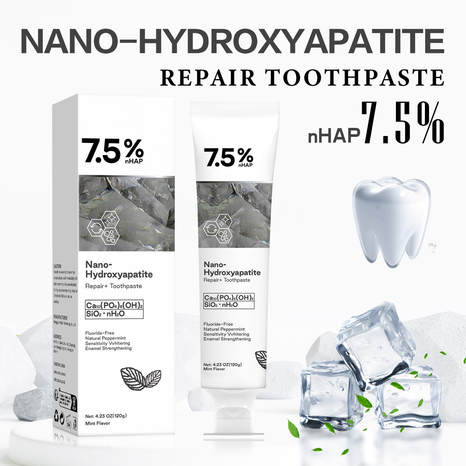 Nano Hydroxyapatite Toothpaste - Hydroxyapatite Toothpaste review and price