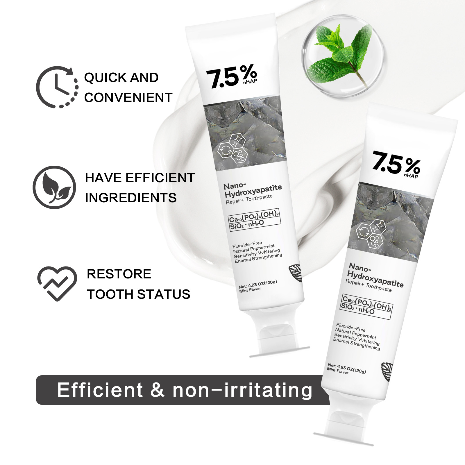 Nano Hydroxyapatite Toothpaste - Hydroxyapatite Toothpaste review and price