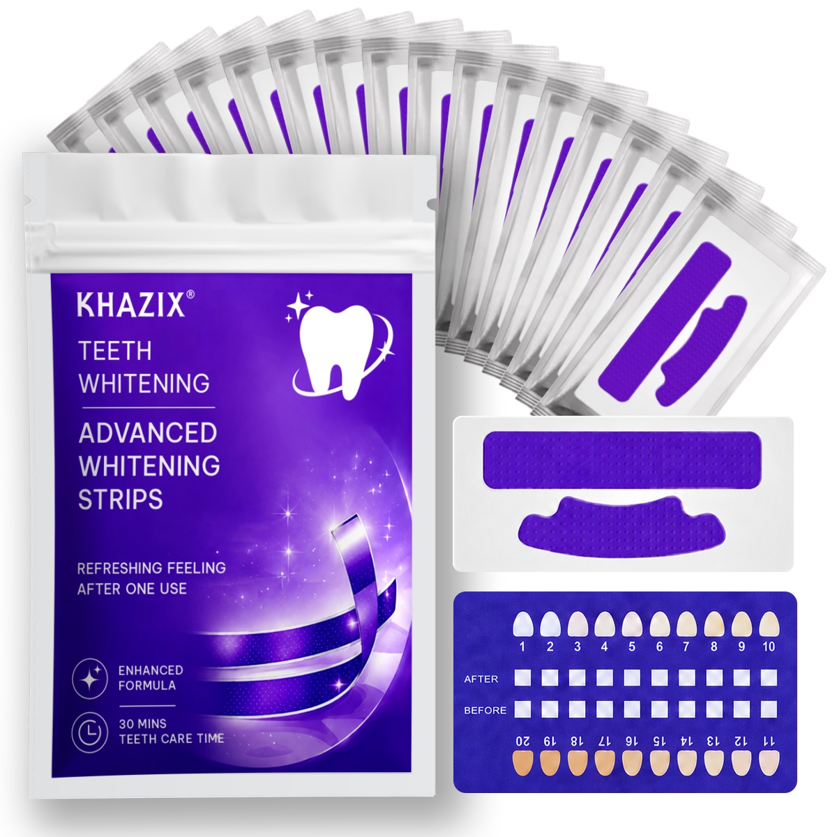 1/7 Pairs Teeth Whitening Stri - Teeth Whitening Street review and price