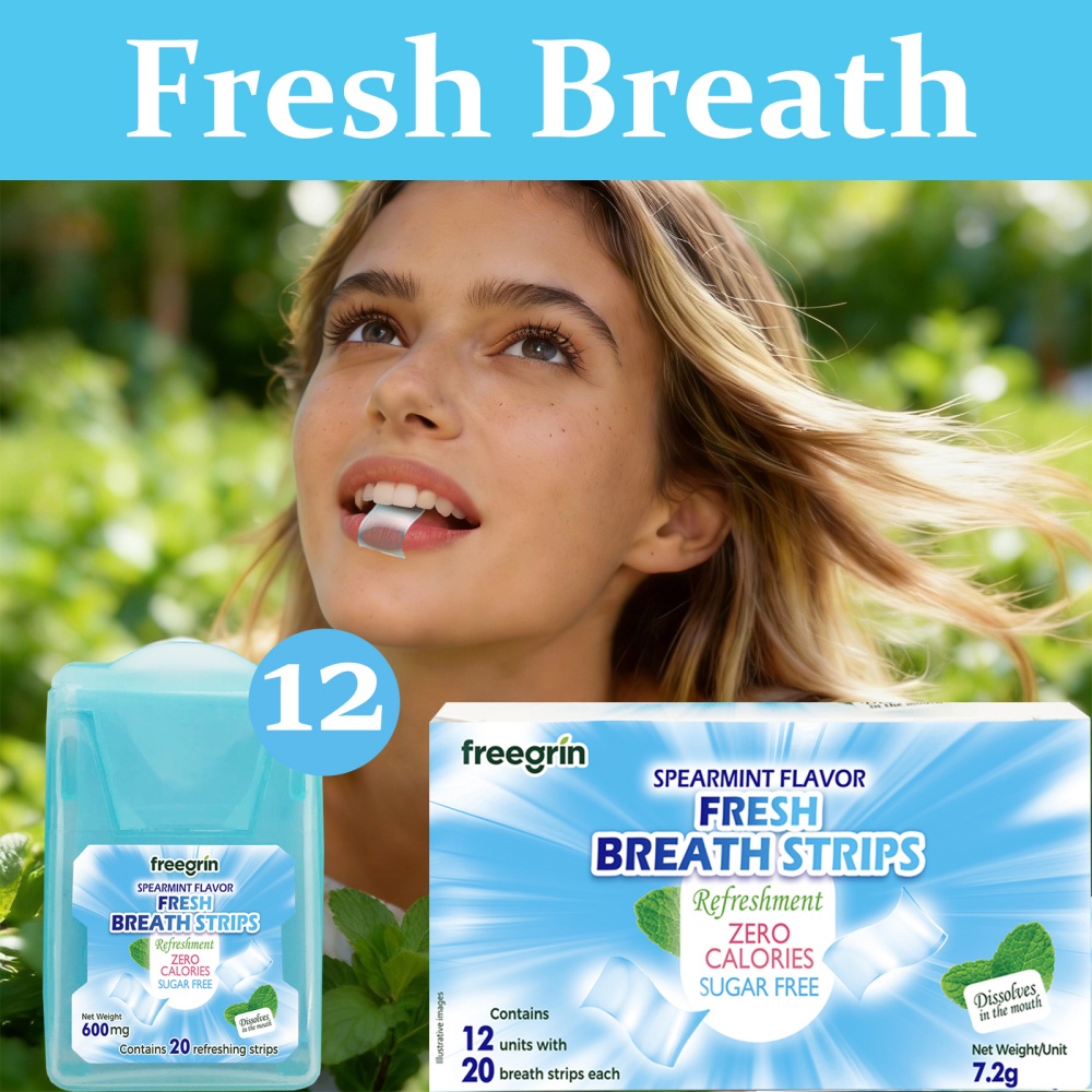 FREEGRIN Spearmint Flavored Fr - Teeth Whitening Street review and price