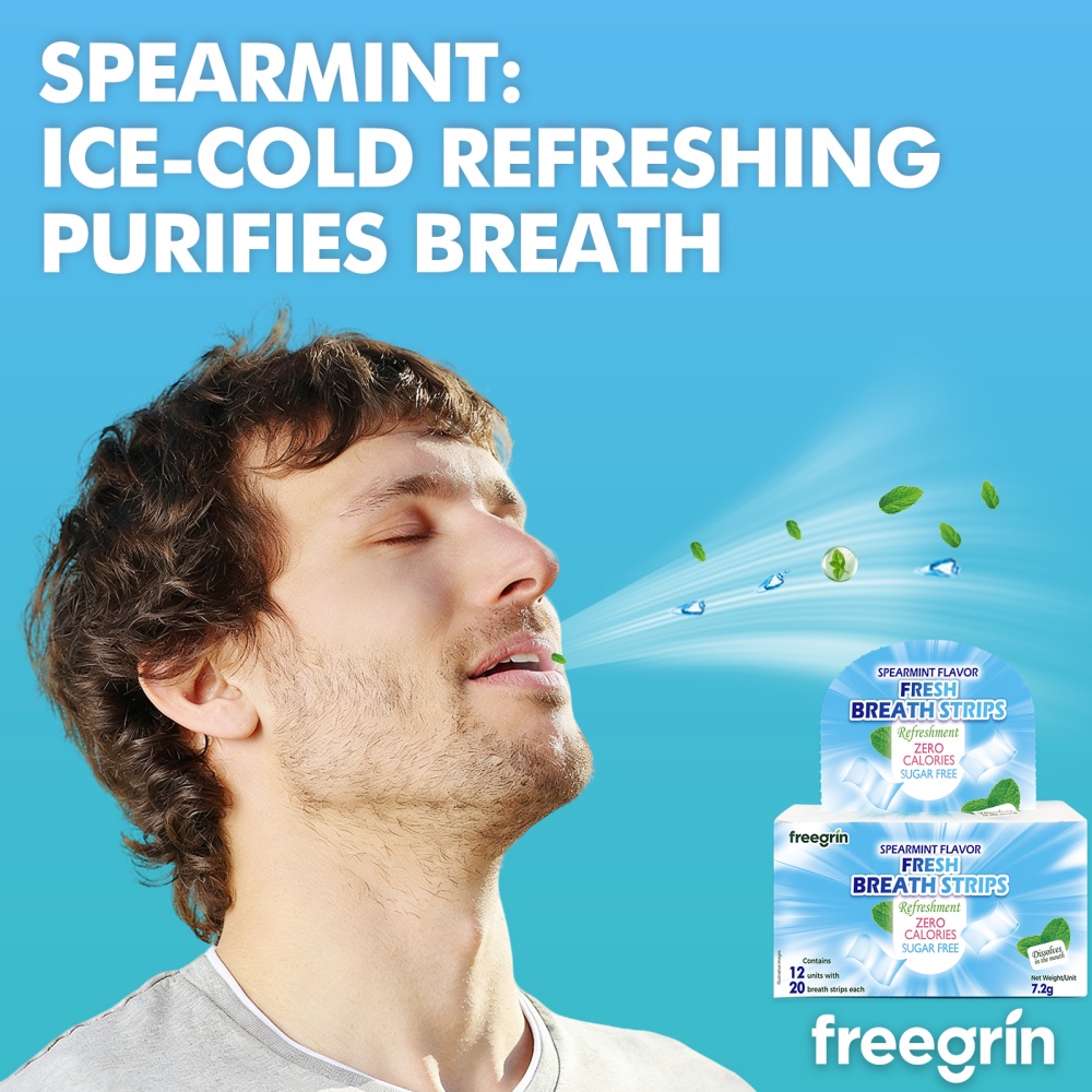 FREEGRIN Spearmint Flavored Fr - Teeth Whitening Street review and price