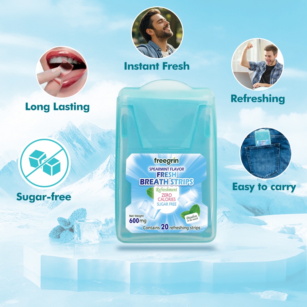 FREEGRIN Spearmint Flavored Fr - Teeth Whitening Street review and price