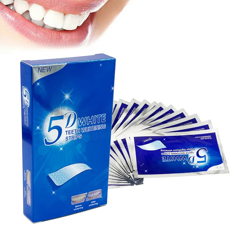1-12pcs 5D Whitening Teeth Sti - Teeth Whitening Strips Permanent review and price