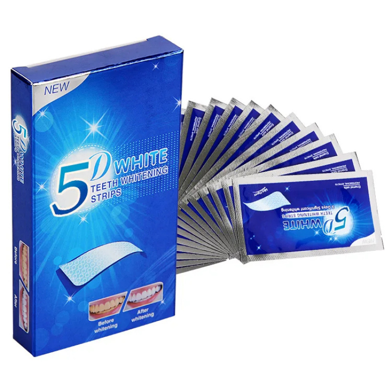 1-12pcs 5D Whitening Teeth Sti - Teeth Whitening Strips Permanent review and price