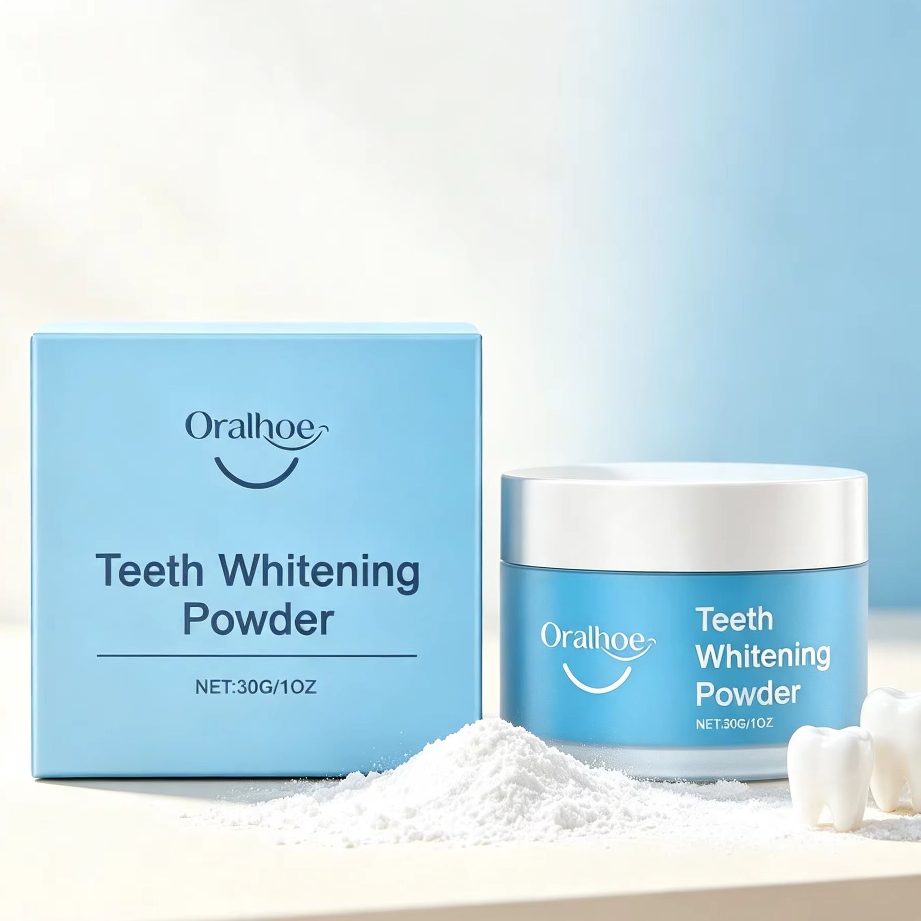 Oralhoe Tooth Powder for Brush - Teeth Whitening Street review and price