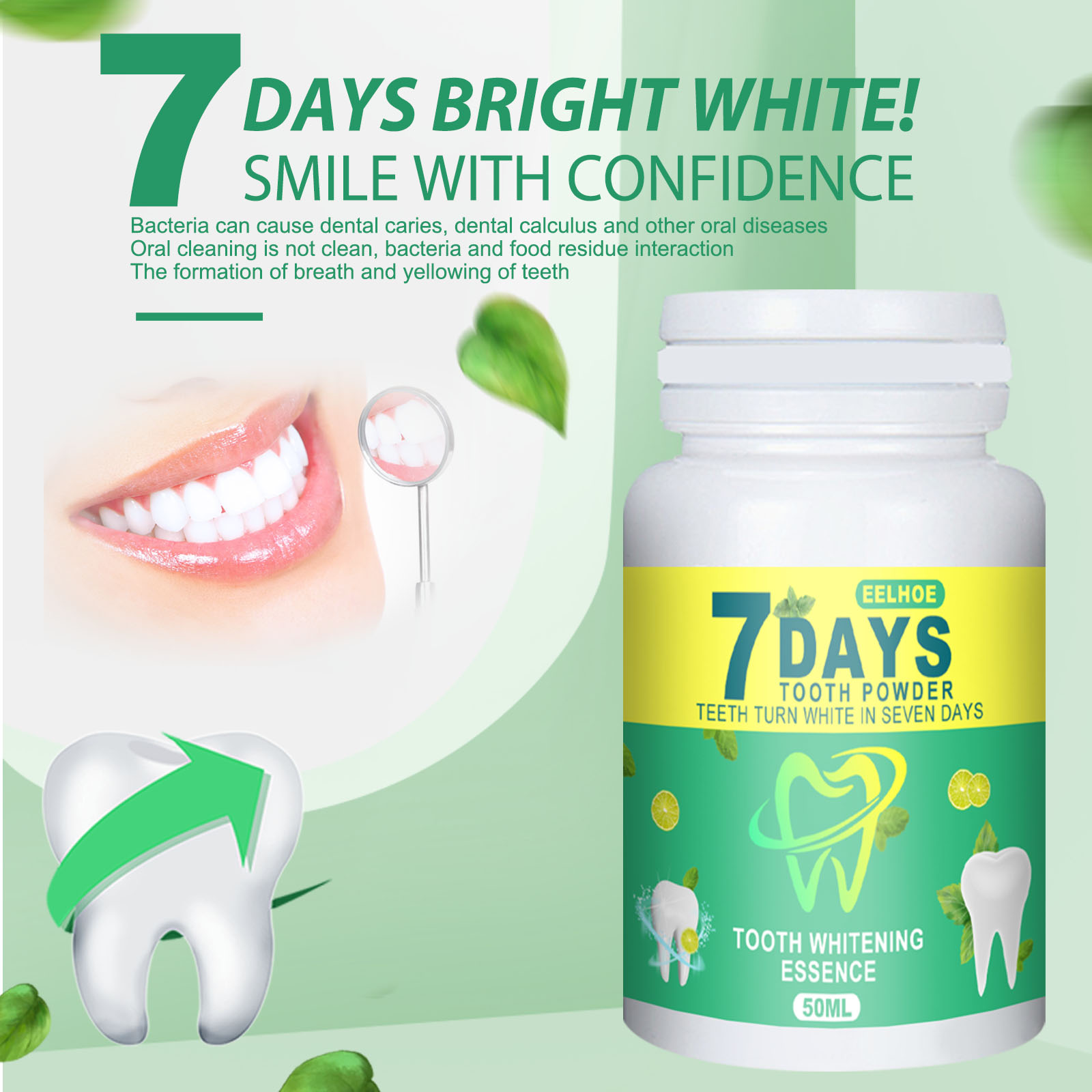 5 Days Whitening Tooth Powder  - Teeth Whitening Street review and price