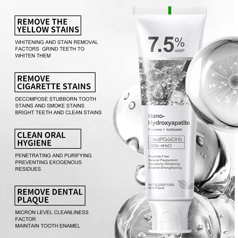 1/3pcs Toothpaste 7.5% Hydroxy - Hydroxyapatite Toothpaste review and price