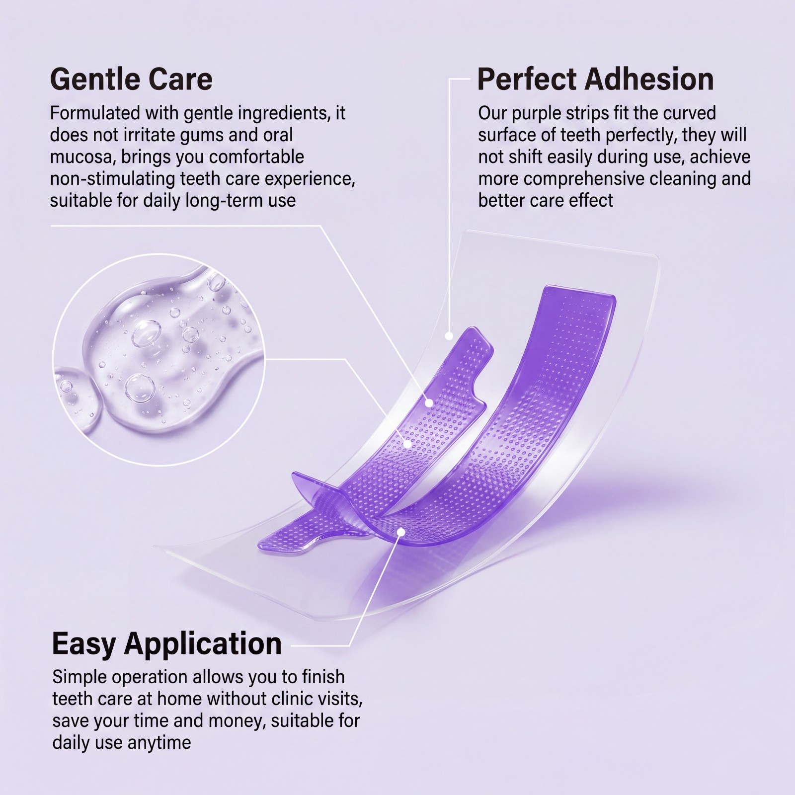 Purple Teeth Whitening Strips  - Teeth Whitening Street review and price