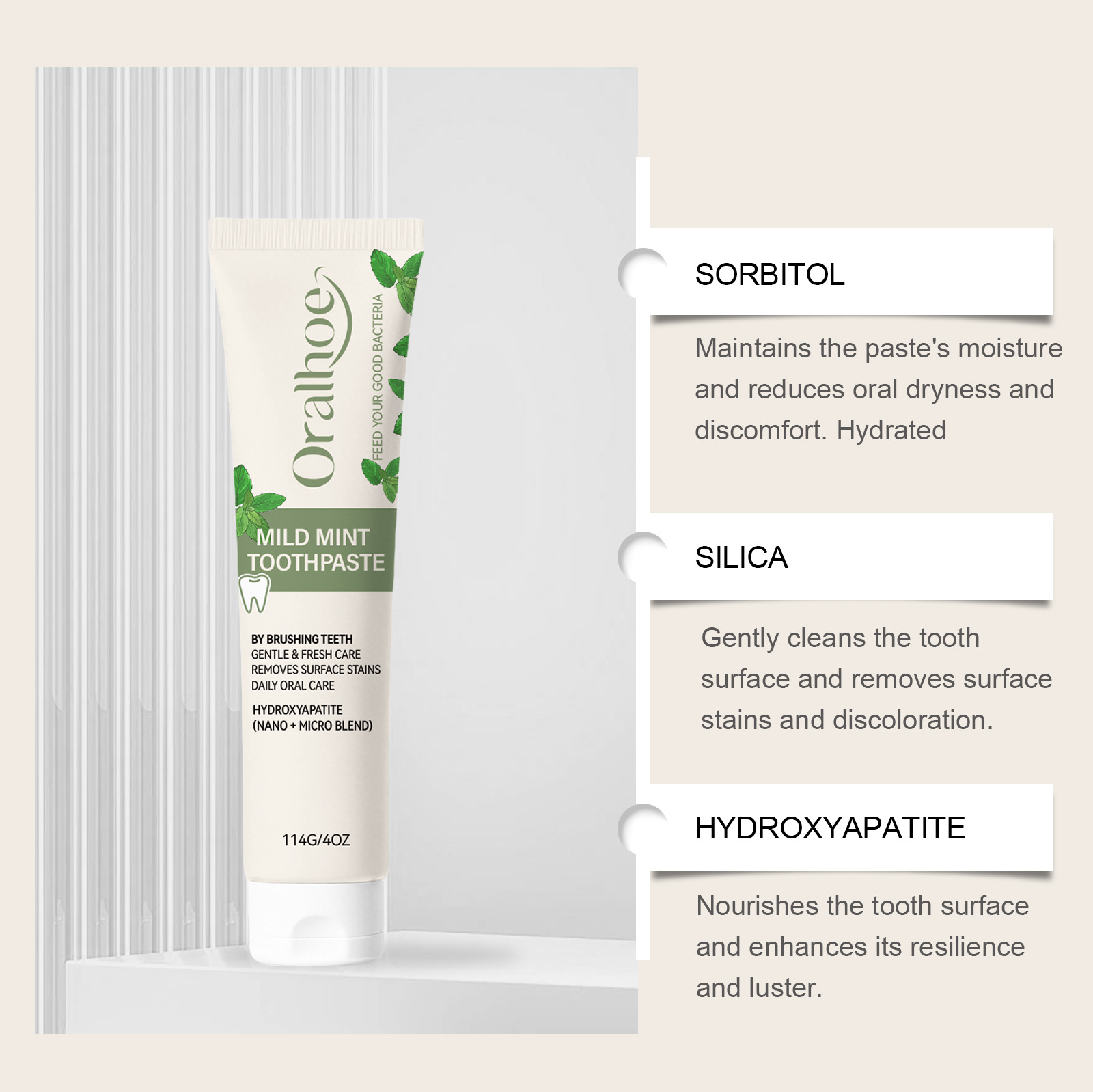 Mint Toothpaste—Nano-Hydroxyap - Hydroxyapatite Toothpaste review and price