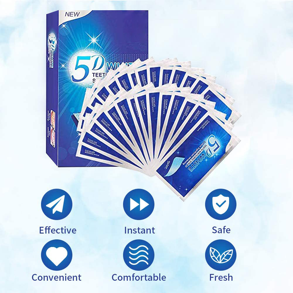 5D White Teeth Whitening Strip - Teeth Whitening Accelerator review and price