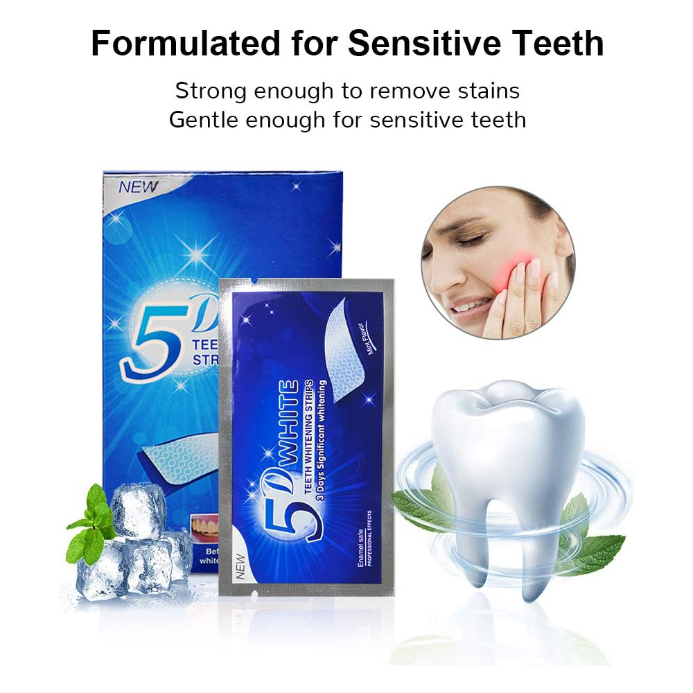 5D White Teeth Whitening Strip - Teeth Whitening Accelerator review and price